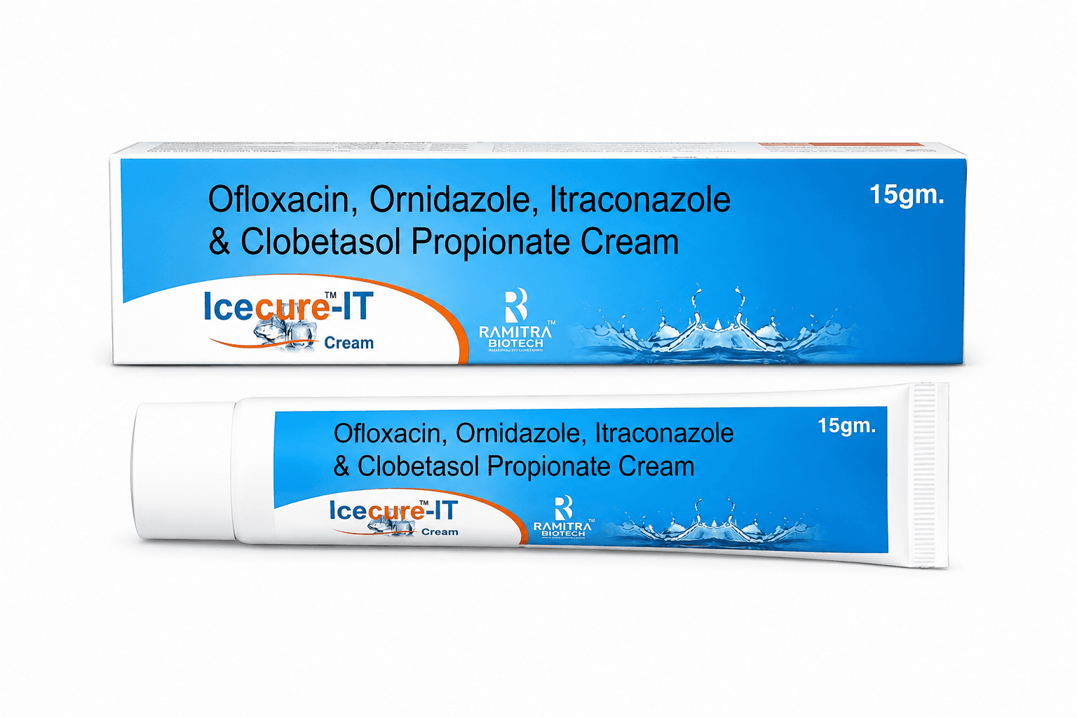 ICECURE-IT - Ofloxacin Ornidazole Itraconazole Clobetasol cream