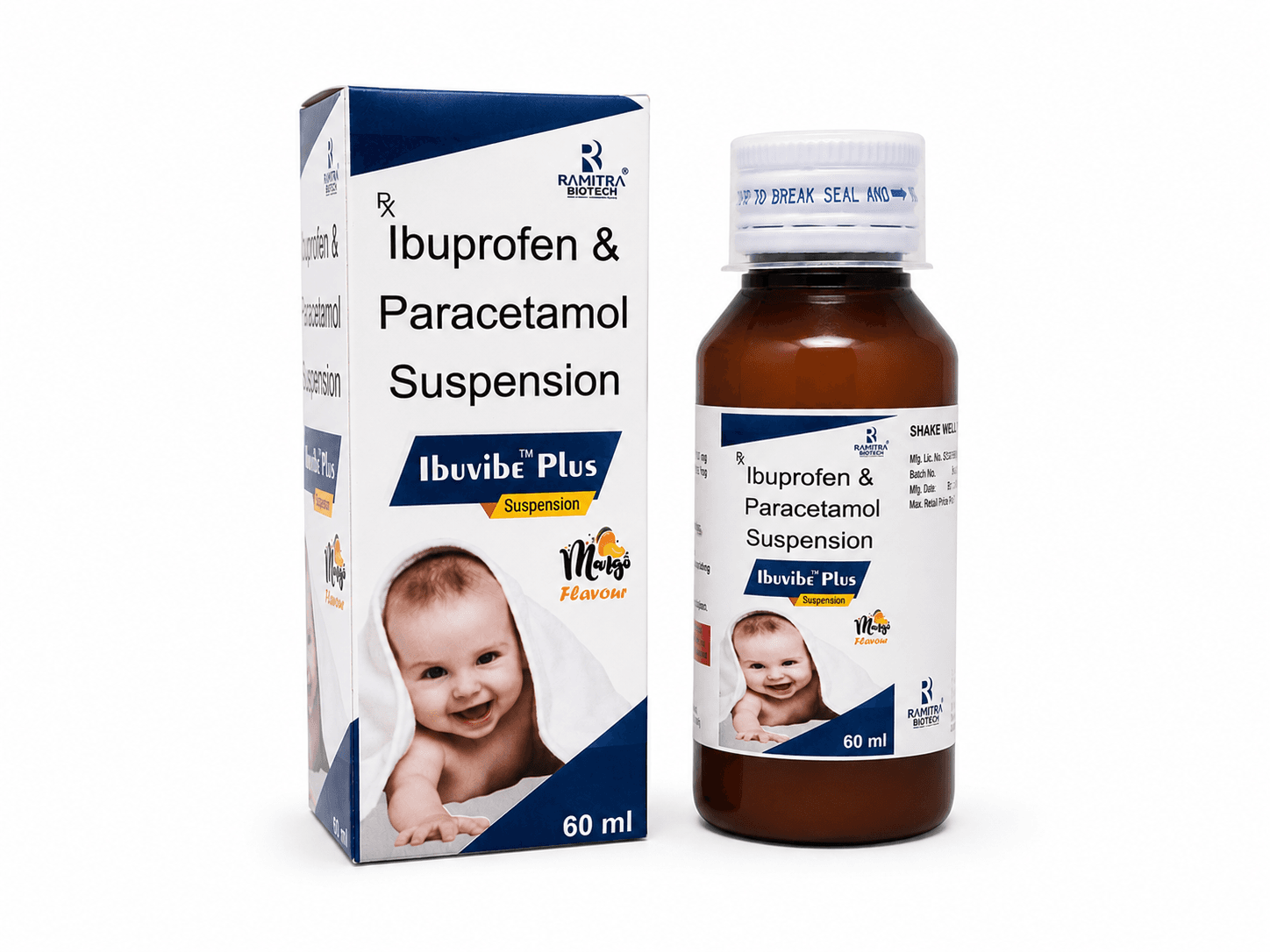 IBUVIBE PLUS - Ibuprofen Paracetamol syrup