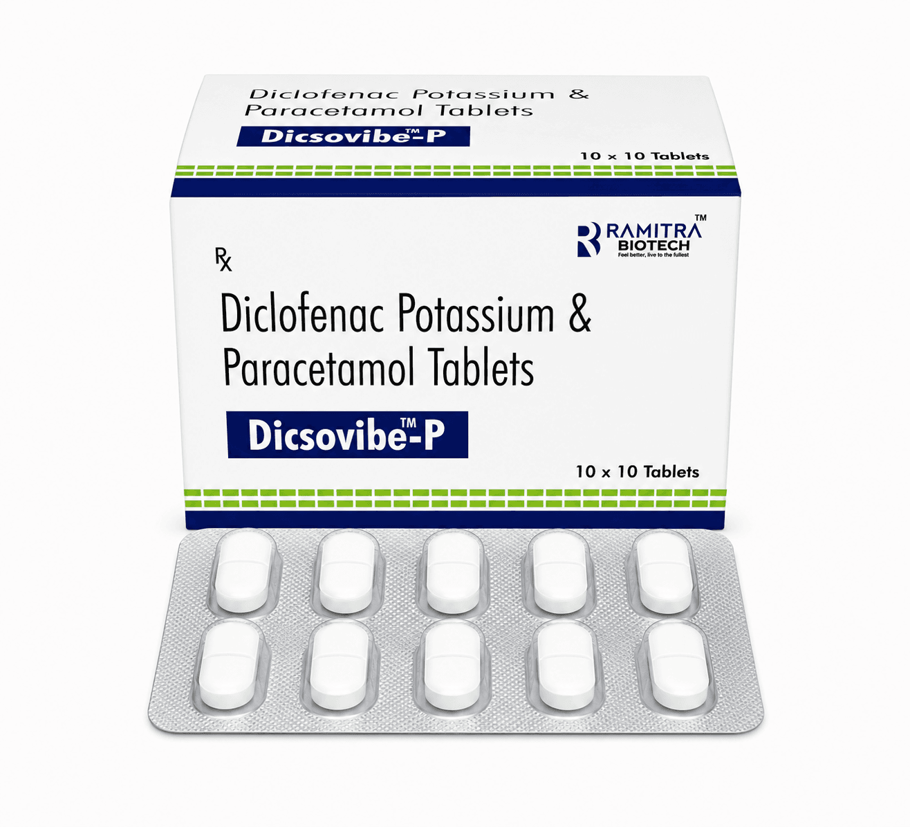 DICSOVIBE-P - Diclofenac Potassium Paracetamol tablet