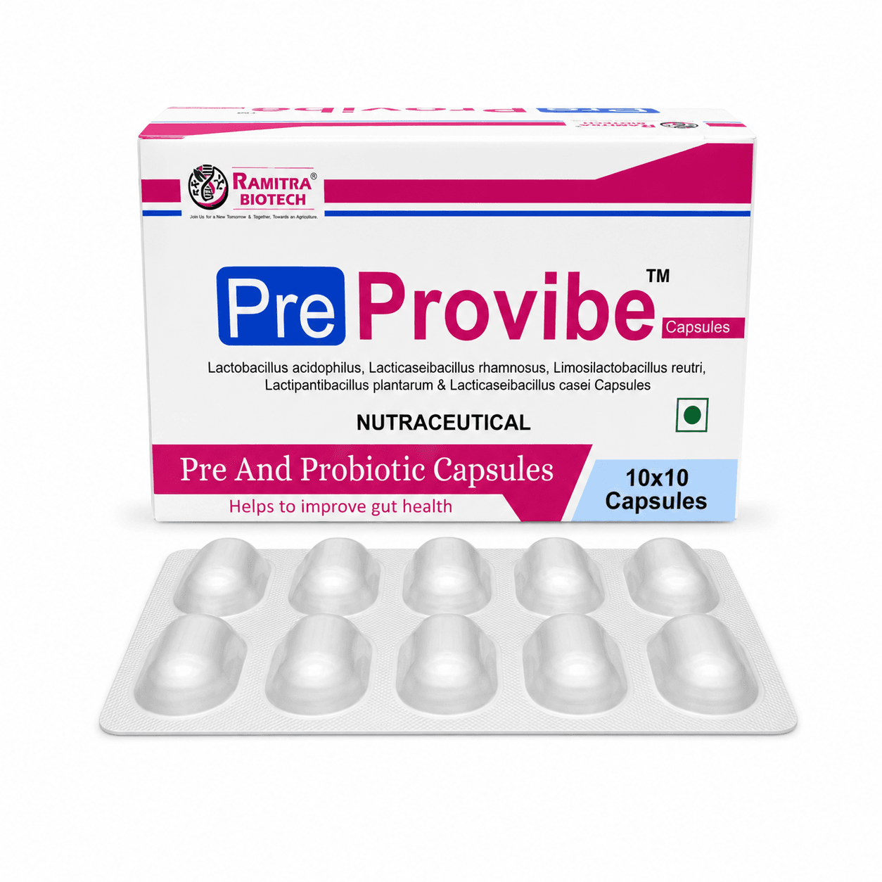 PREPROVIBE - Probiotic Prebiotic capsule India