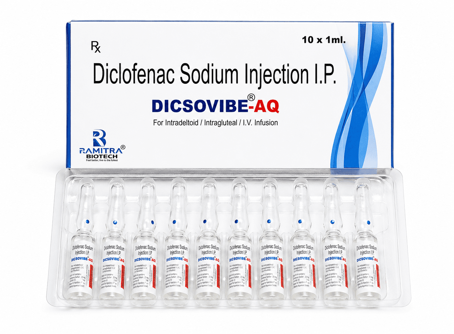 DICSOVIBE-AQ - Diclofenac 75mg injection
