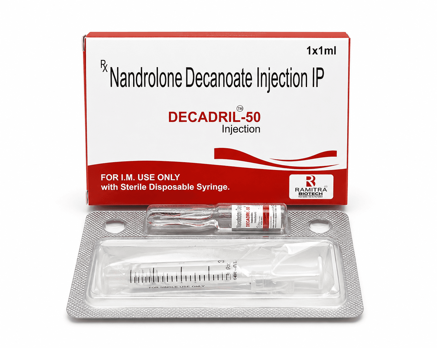 DECADRIL-50 - Nandrolone Decanoate 50mg injection