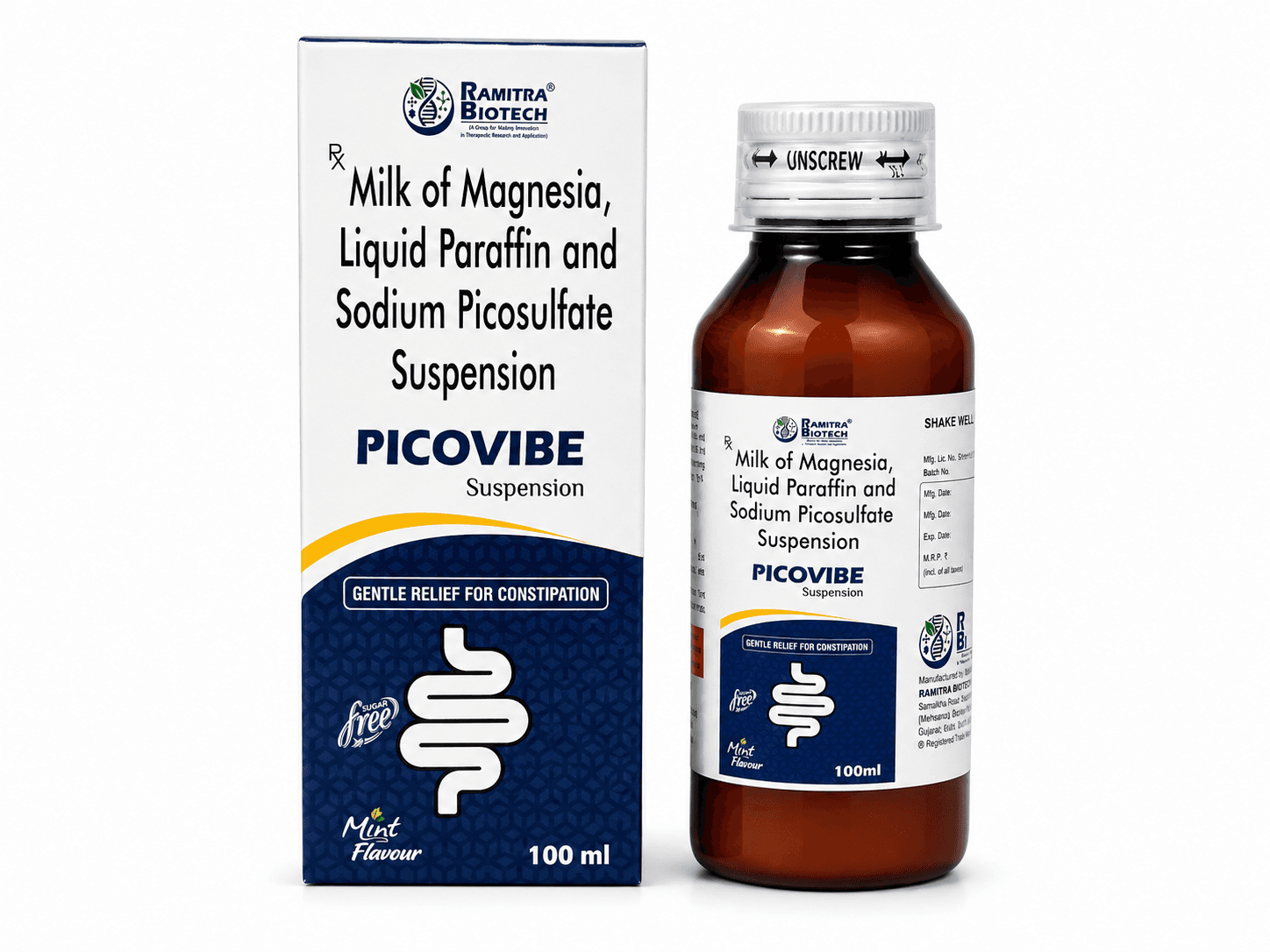 PICOVIBE - Milk of Magnesia Liquid Paraffin Sodium Picosulphate suspension