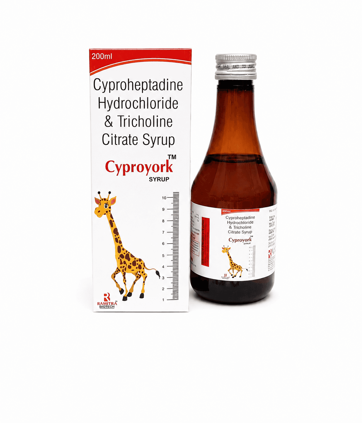 CYPROYORK - Cyproheptadine Tricholine Citrate syrup