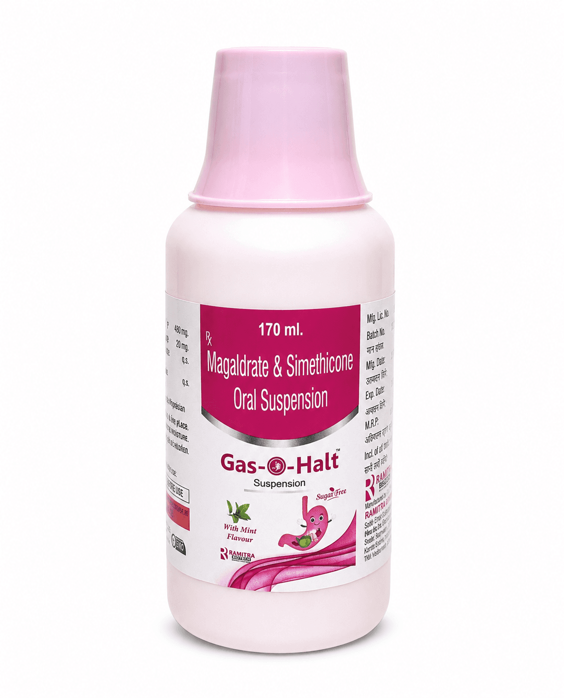 GAS-O-HALT - Magaldrate Simethicone antacid suspension