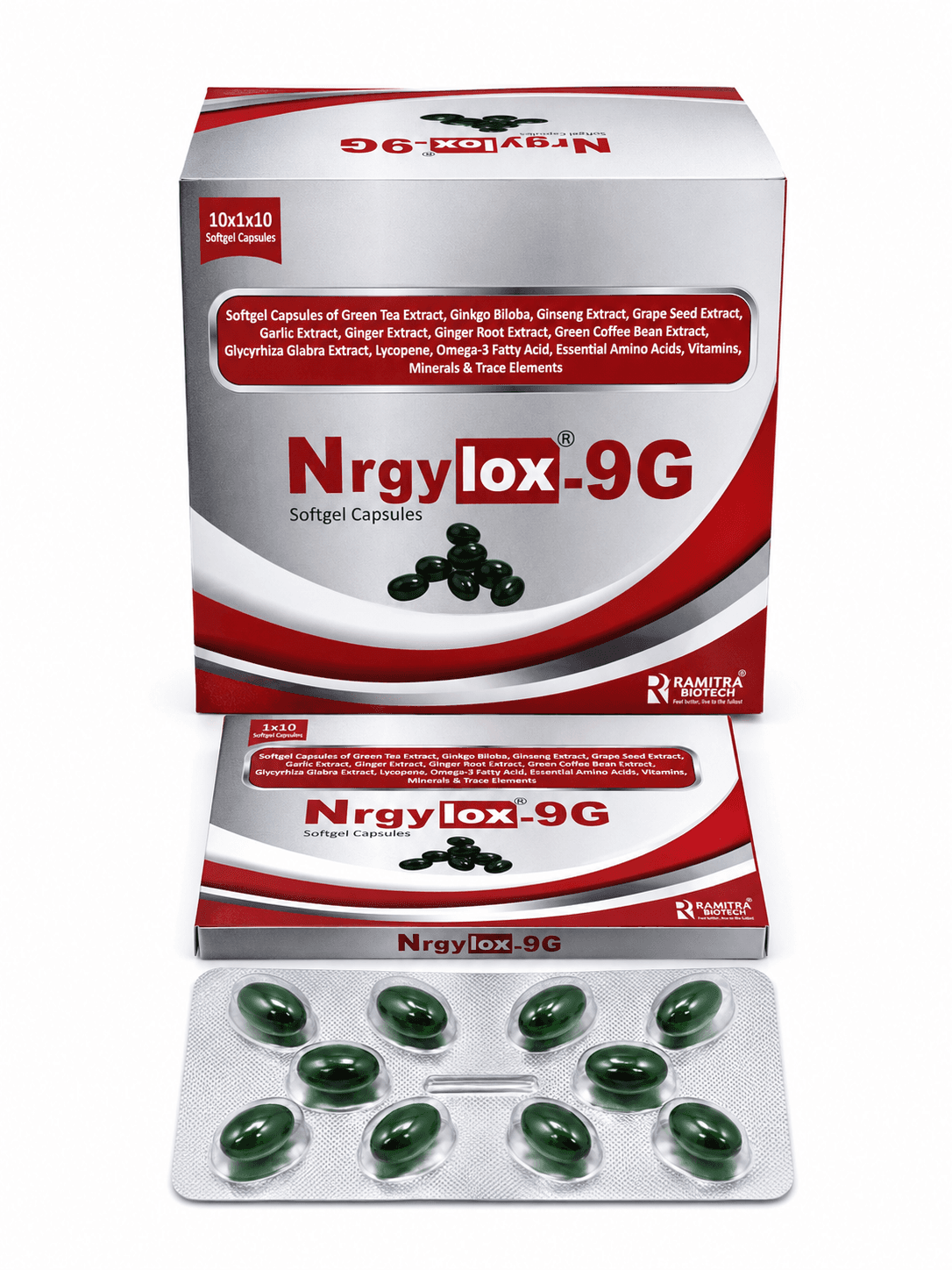 NRGYLOX-9G - 9G nutritional supplement capsule
