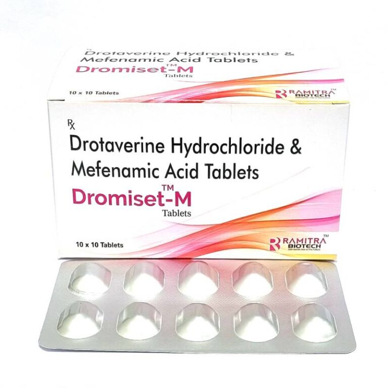 Drotaverine 80 Mg Mefenamic Acid 250 Mg Tablets Supplier